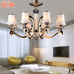 璀璨光影，雅致生活 钜豪灯饰欧式锌合金水晶吊灯点亮家居美学